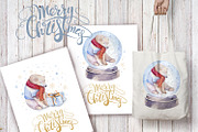 Christmas bear, a Decorative Illustration by Peace ART (Thumbnail 4 of 6)