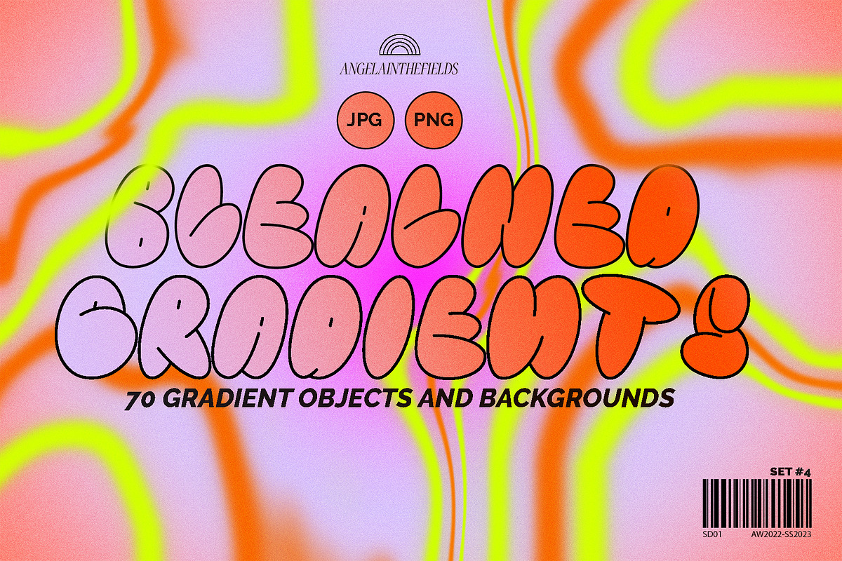 Bleached 90s Gradient Kit, a Texture Graphic by angelainthefields (Photo 1 of 9)