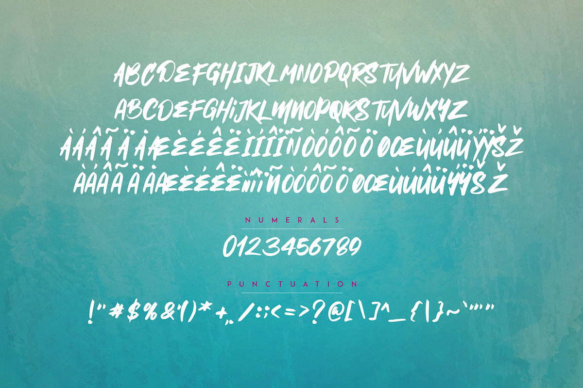 Mischief - Brush font + Extras preview 8