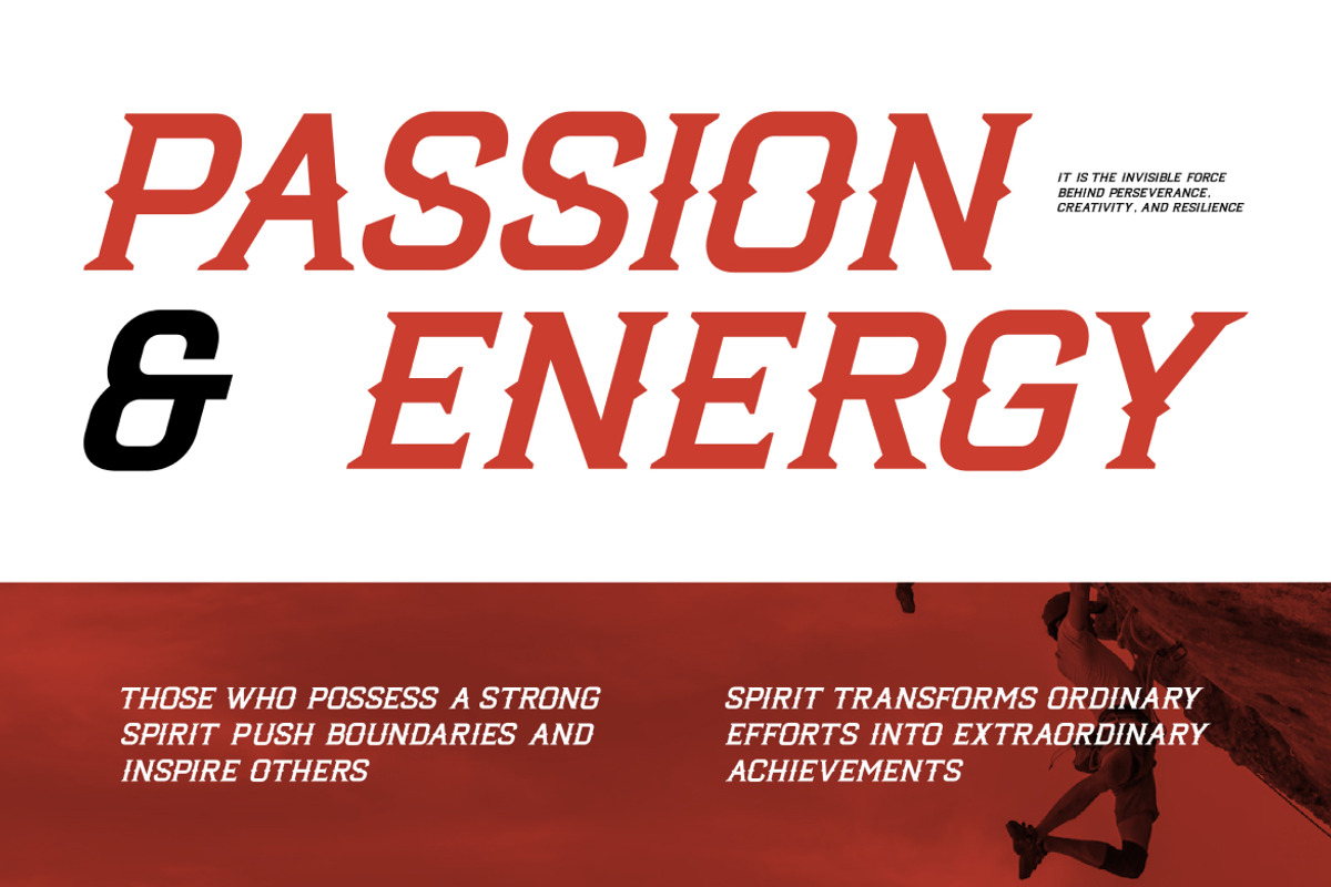 Trail Blazer – Creative Display Font, a Slab Serif Font by Vadovastd (Photo 4 of 7)
