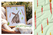 Spring Easter bunnies patterns, a Pattern Graphic by Vero Arts (Thumbnail 9 of 10)