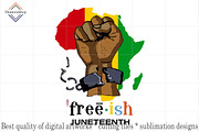 Combo Juneteenth Sublimation Design, a Decorative Illustration by DiamondShop (Thumbnail 5 of 21)