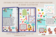Christmas village games kit for kids, an Education Illustration by Lexi Claus (Thumbnail 13 of 15)