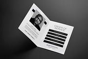Grey Utilitarian Funeral Program, a Brochure Template by graphicook (Thumbnail 2 of 3)