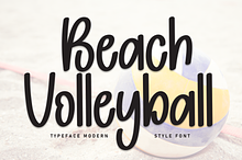 Beach Volleyball | Script Font
