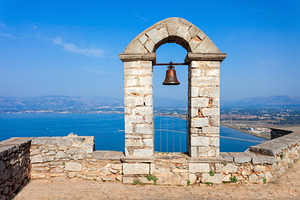 Palamidi fortress in Nafplio, a Photo by saiko3p