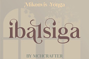 Mikonvis Yonga | Modern Serif Font, a Serif Font by MchCrafter (Thumbnail 4 of 15)