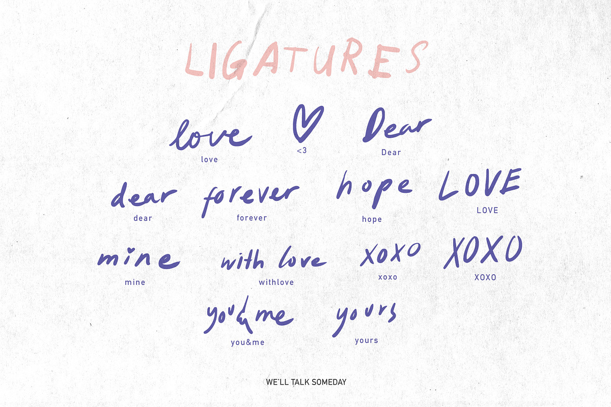 We'll Talk Someday Messy Handwritten, a Handwritten Font by Perplexitics (Photo 9 of 13)