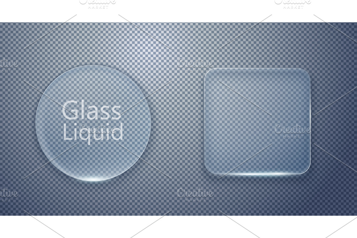 Vector transparent glass design, a Texture Illustration by Marinstri