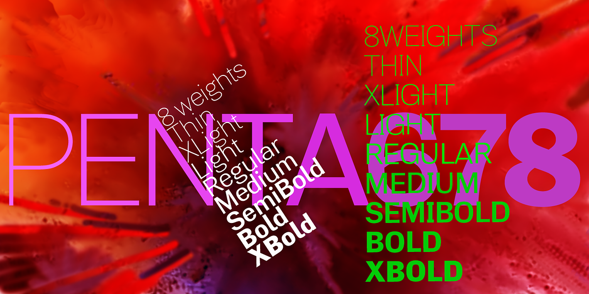Penta, a Sans Serif Font by Wiescher-Design (Photo 3 of 8)