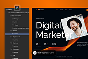 Brandora - Portfolio Freelancer, a Websites & App Template by SLAB! Design (Thumbnail 2 of 4)