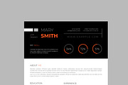 Modern Resume CV, a Resume Template by MightyDesign (Thumbnail 2 of 8)