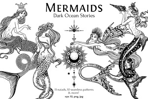 Mermaids. Dark Ocean Stories.