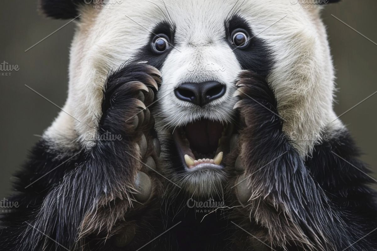 236 surprised animals, an Animal Photo by Handmadefont (Photo 127 of 241)