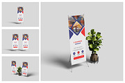 X Banner Mockup, an Advertising Mockup by Hazzpro_Std (Thumbnail 1 of 5)
