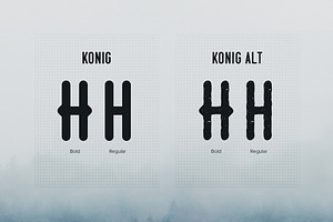 Konig Typeface