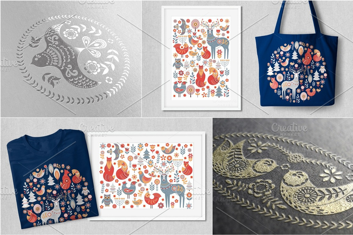 Scandinavian Tale, a Decorative Illustration by Irina Skaska (Photo 11 of 12)