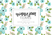 WinnieJean Florals Seamless Patterns, a Pattern Graphic by WinnieJean (Thumbnail 4 of 5)