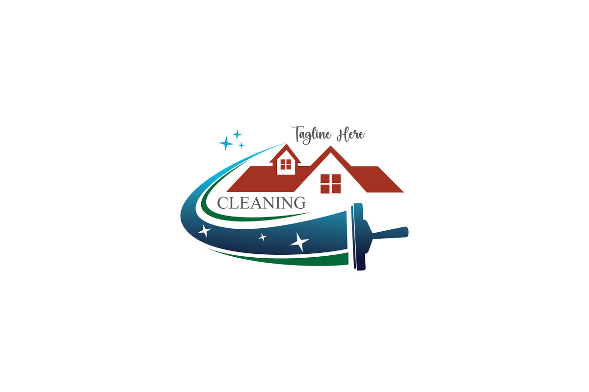 Cleaning Service Logo Collection, a Branding & Logo Template by YUDesignStore (Photo 8 of 12)