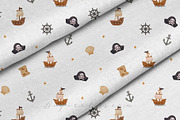 Pirate Party Clipart Set, a Wallpaper Graphic by DigitalDream (Thumbnail 5 of 9)