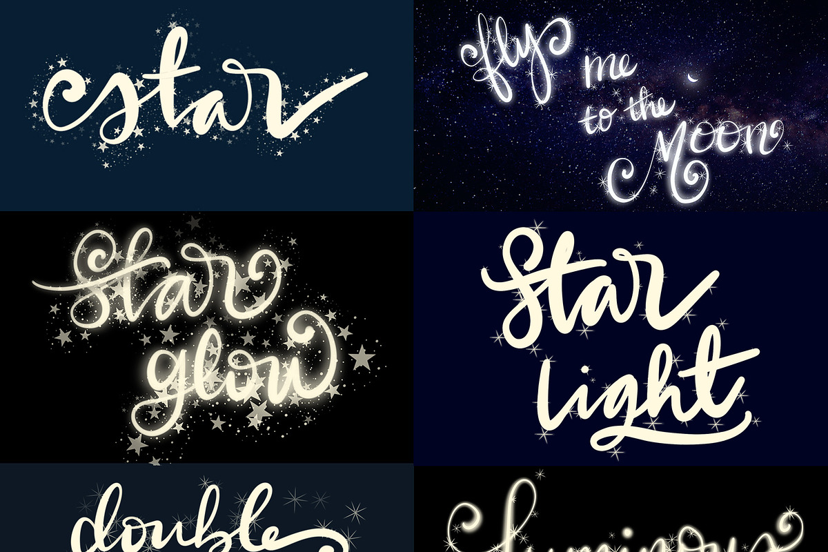 Magic Lettering Procreate Brushes, a Brush Add-On by Studio Kitsch (Photo 8 of 10)