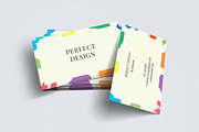 Colored Spots Business Card Template, a Business Card Template by Perfect Design (Thumbnail 2 of 3)