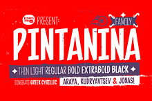 Pintanina Family / Greek+Cyrillic.