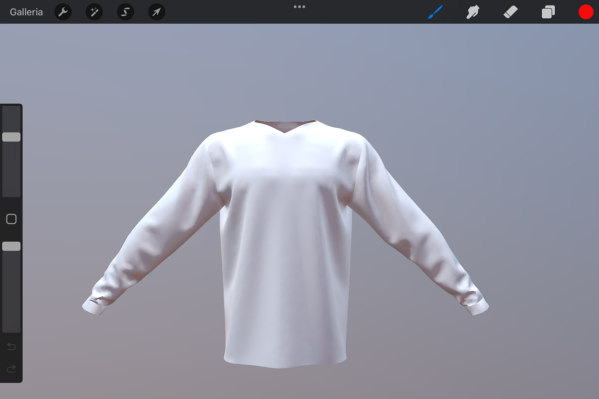 3D Model T-shirt for Procreate App, an Object 3D Model by Shorty Graphics Shop (Photo 5 of 5)
