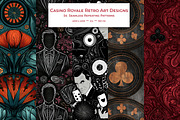Casino Retro Art Style Patterns, a Pattern Graphic by karenfoleyphoto (Thumbnail 1 of 11)