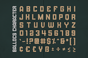 BALLOCS TYPEFACE, a Font by 24Design Studios (Thumbnail 4 of 7)