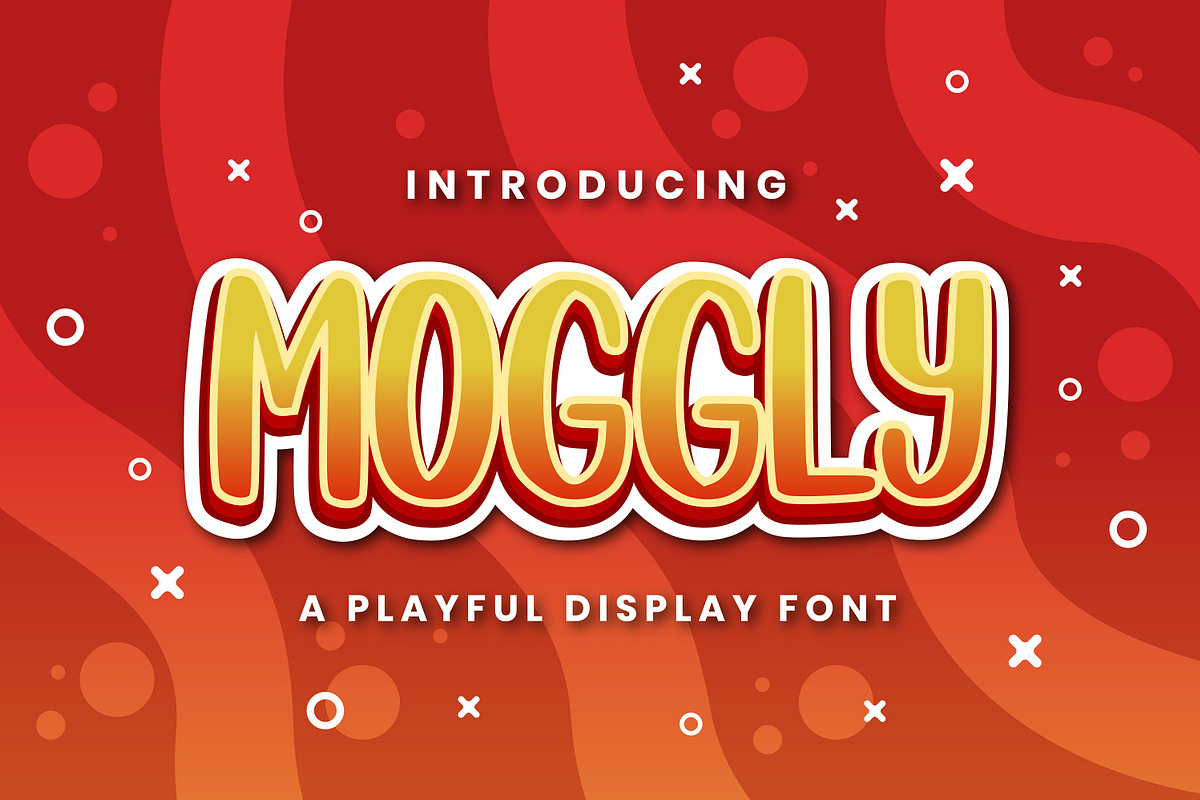 Moggly - Cute Quirky Font, a Sans Serif Font by Pixesia Studio (Photo 1 of 13)