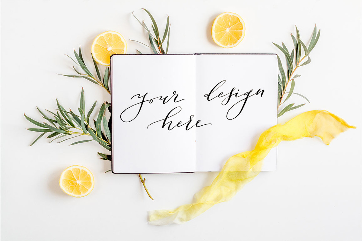 3x3 Floral Pattern Trios mockups, a Books & Magazine Mockup by oh.clarita (Photo 3 of 8)