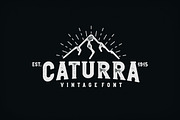 Caturra Vintage Font, a Sans Serif Font by alexandeerco (Thumbnail 1 of 5)