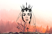 Gothic Line Art + Procreate, an Object Illustration by Skliarova (Thumbnail 5 of 8)