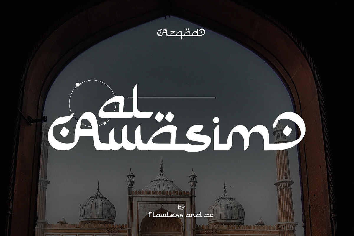Azqad - Ramadhan Arabic Font, a Handwritten Font by Flawless And Co (Photo 6 of 10)