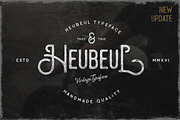 Heubeul Vintage Typeface (UPDATE), a Font by Wandery Supply (Thumbnail 1 of 9)