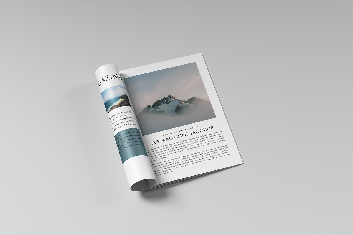 High-Quality Magazine Mockup, a Books & Magazine Mockup by safrizalstudio (Photo 4 of 5)