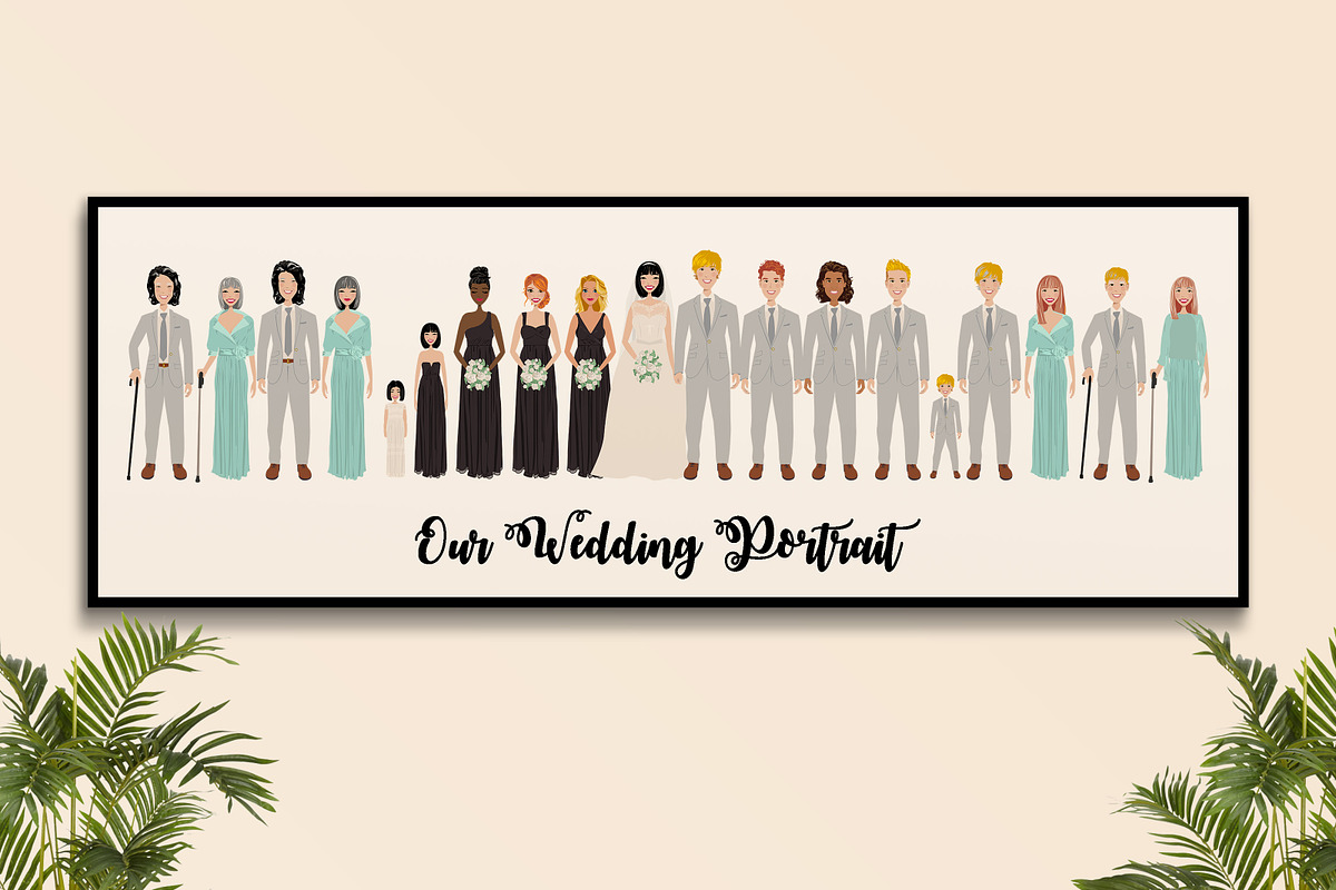 Wedding Portrait Creator, an Illustration by Lauren Lesley Studio (Photo 33 of 37)