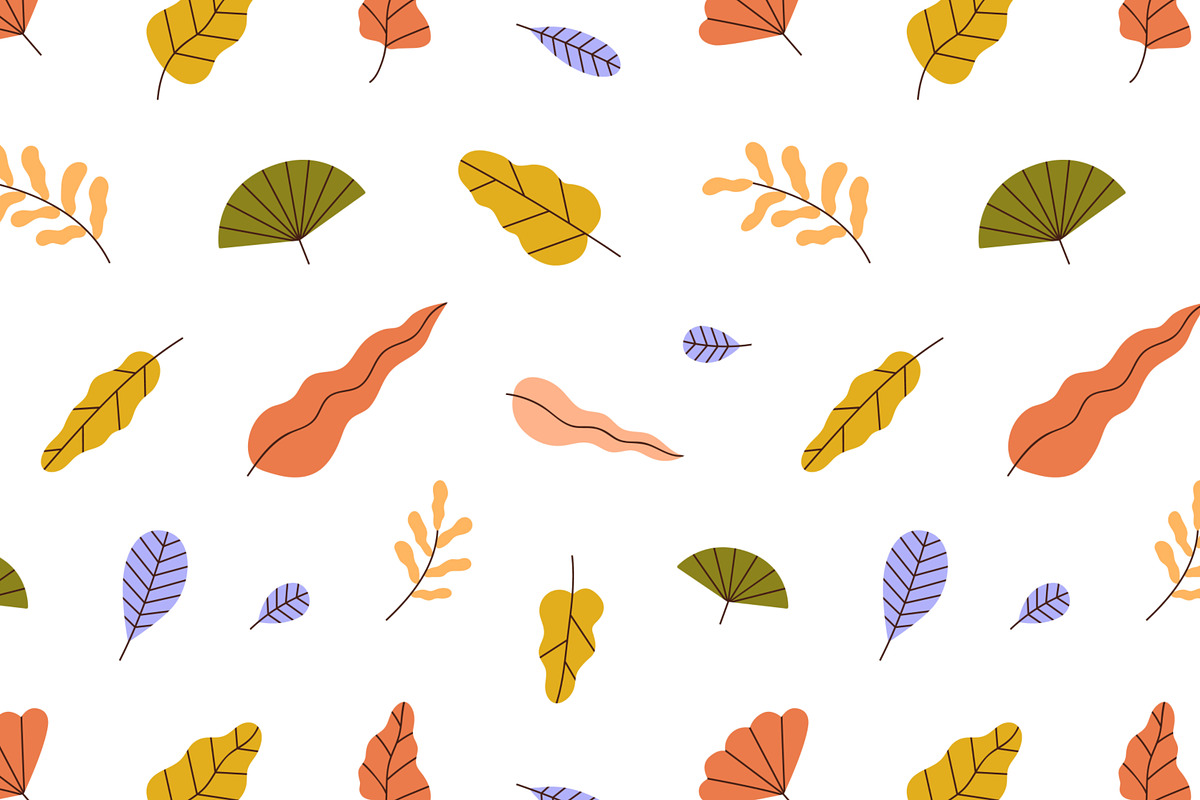 Modern floral seamless patterns set, a Pattern Graphic by Good Studio (Photo 5 of 10)