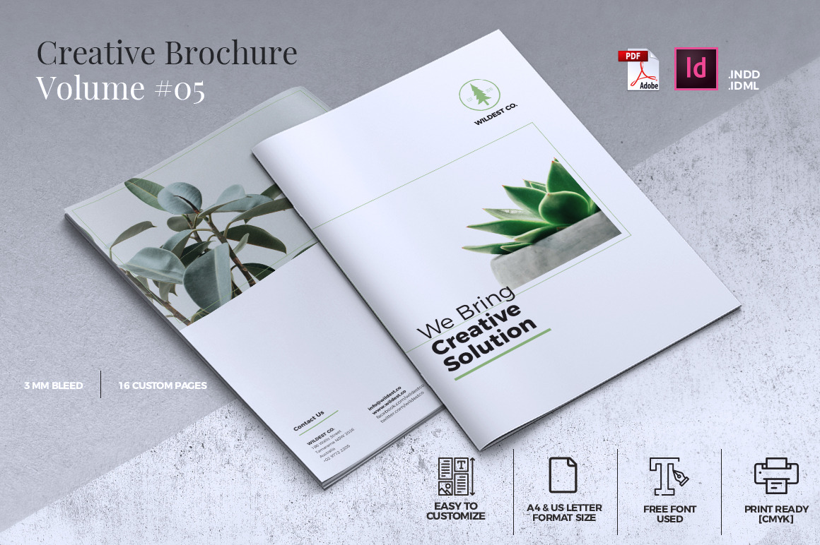 Creative Brochure Template Vol. 05, a Brochure Template by Rahardi Creative