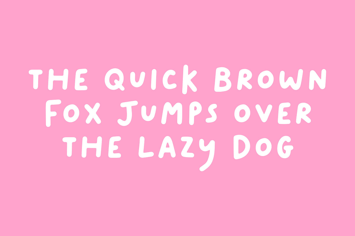 Lazy One - A Random Handwriting Font, a Handwritten Font by Happy Type Club (Photo 6 of 6)