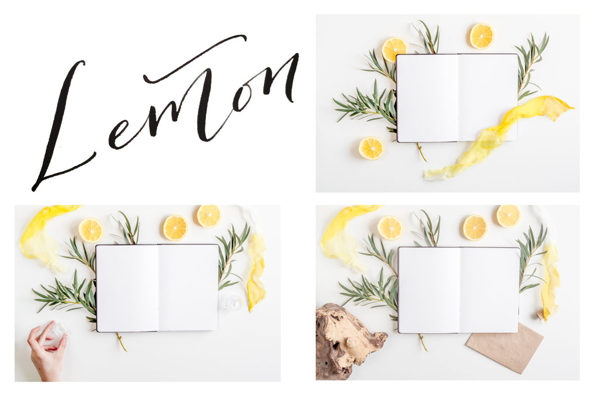 3x3 Floral Pattern Trios mockups, a Books & Magazine Mockup by oh.clarita (Photo 2 of 8)
