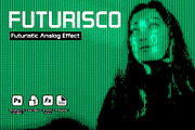 Futuristic Analog Effect, a Print Template by Migunani Studio (Thumbnail 1 of 5)