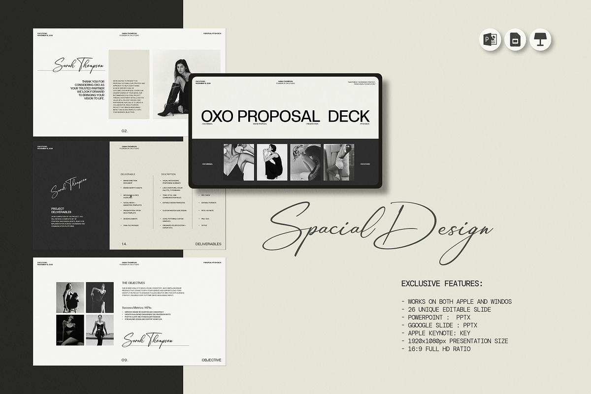 OXO | Proposal Deck Template, a Presentation Template by Graphpexel (Photo 2 of 8)