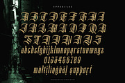 Black Famous Typeface, a Blackletter Font by alit design (Thumbnail 2 of 20)