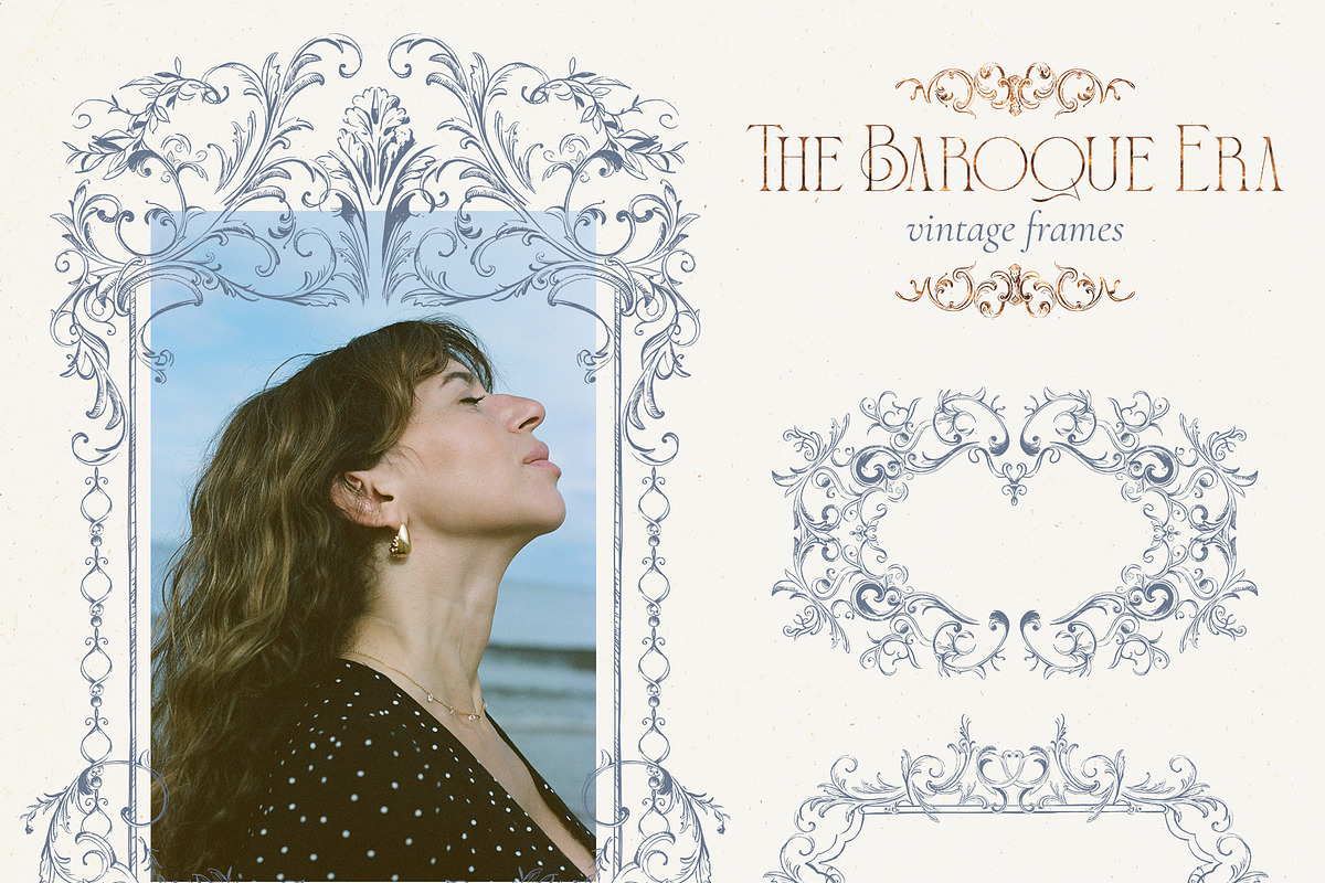 The Baroque Era- Vintage Vector set, a Decorative Illustration by Pamyatka Shop (Photo 7 of 23)