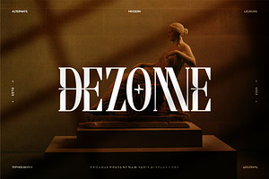 Dezonne || Modern Elegant Serif Font