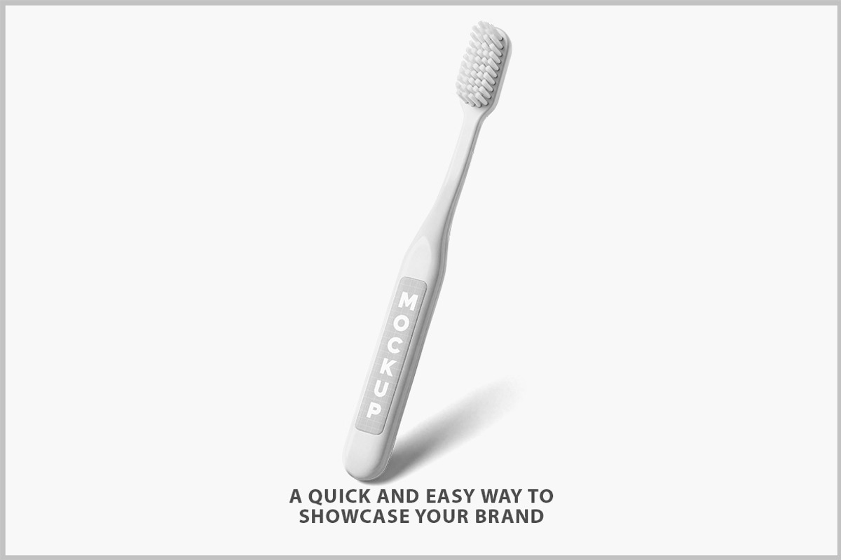 Toothbrush Mockup PSD, a Product Mockup by Bruno's Shop (Photo 2 of 4)