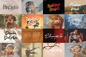 The Amazing Handwritten Font Bundles