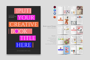 Book Title Layout Design Template